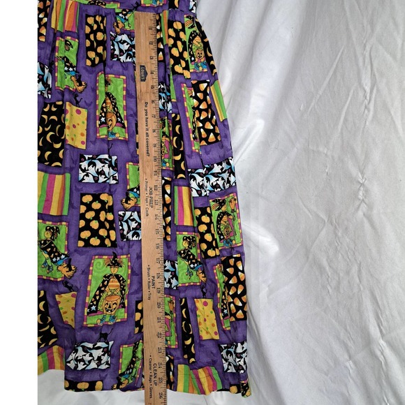 Handmade Girls Halloween Fall Sleeveless Pleated waist dress READ - Picture 7 of 7